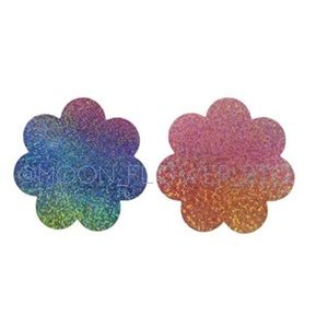 Rainbow Tie Dye Flower Pasties